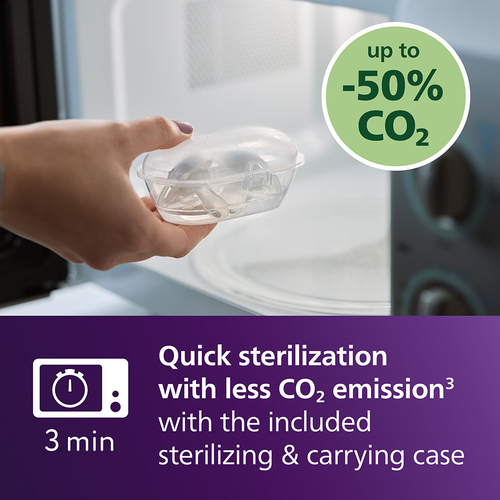 Philips Avent Ultra Air-smokk 18m+ 2-pakning, rød/lilla