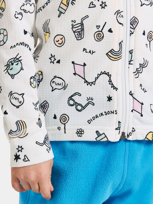 Didriksons Jadis Genser med Glidelås, Doodle Multi