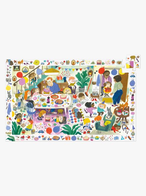 Djeco Observasjonspuslespill Bursdagsselskap 54 Brikker