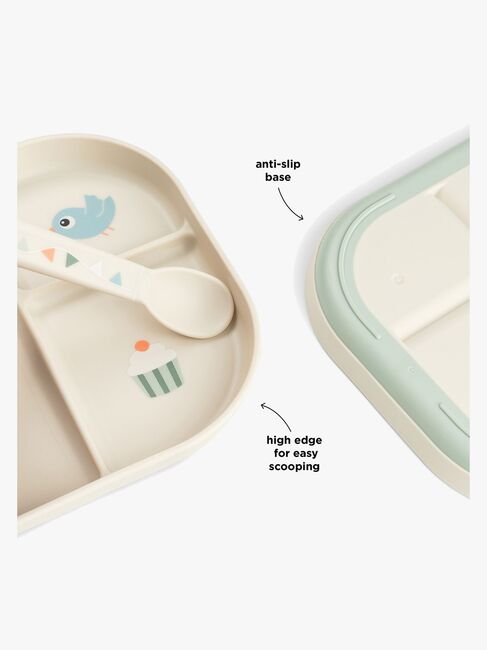 Done By Deer Celebration Foodie Tallerken Delt, Sand