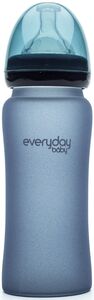 Everyday Baby Tåteflaske Glass med Varmeindikator 300ml, Blueberry