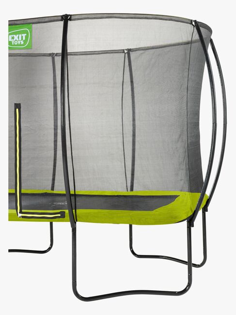 EXIT Silhouette Trampoline inkl. Sikkerhetsnett 244x366 cm, Grønn