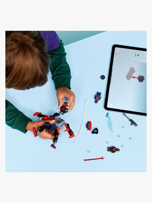 LEGO Super Heroes 76337 Miles Morales-robot mot Spider-Man 2099