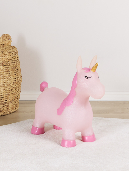 Cloudberry Castle Hoppedyr Glitrende Enhjørning, Rosa