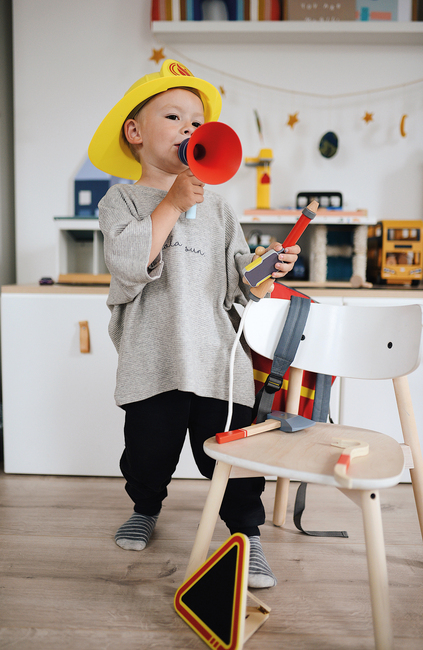 Small Foot Ryggsekk Brannmann