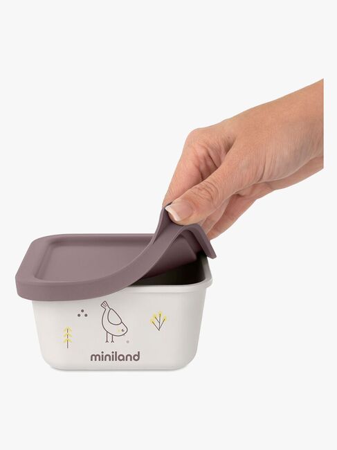 Miniland Natursett Matboks 2-pack, Chick