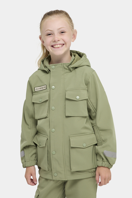 Nordbjörn Brokvarn Softshelljakke, Grønn