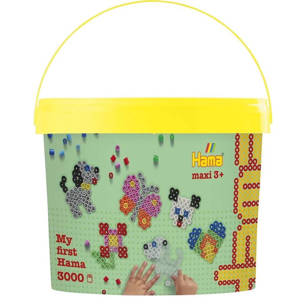 Hama Midi Perlebøtte 3000 Stk
