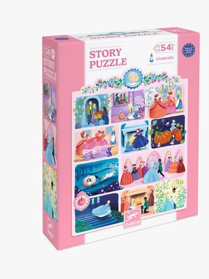 Djeco Puslespillsett Askepott 54 Brikker