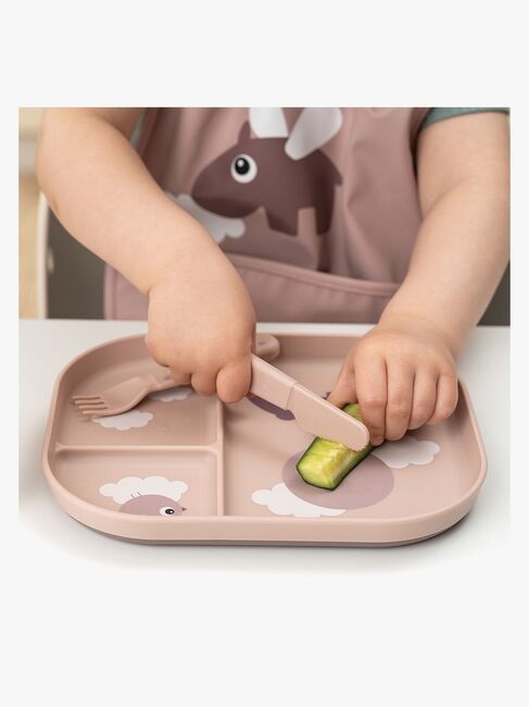 Done By Deer Foodie Bestikk Happy Dots, Rosa