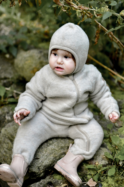 Mikk-Line Ulldress Merino, Melange Offwhite