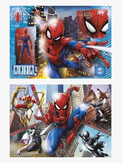 Marvel Spider-Man Puslespill 2x60 Brikker