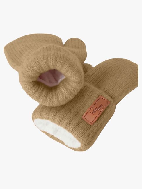 BabyMocs  Strikkede Votter, Caramel