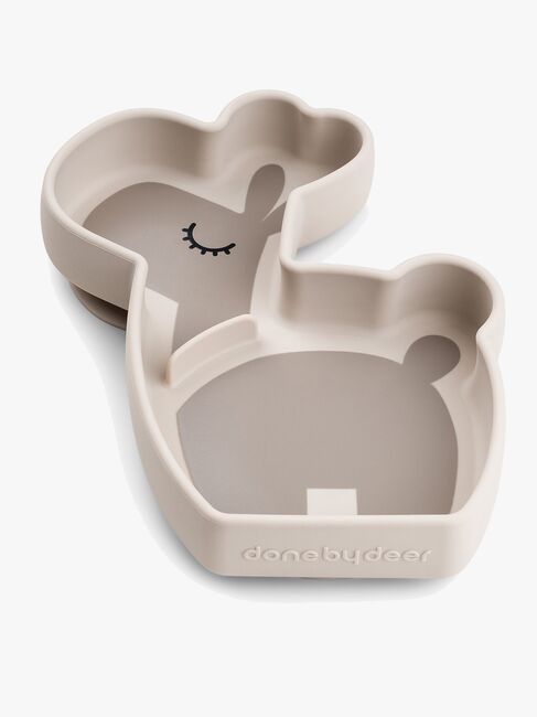 Done By Deer Stick & Stay Silikontallerken Lalee, Sand