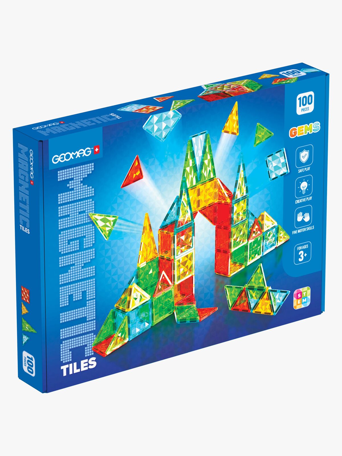 Geomag Gems Magnetisk Byggesett 100 Deler
