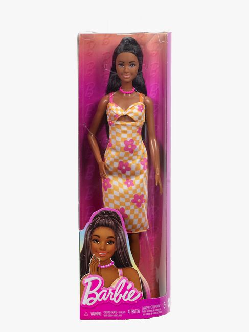 Barbie Fashionista Dukke i Rutete Kjole