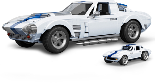 Mattel Brick Shop Hot Wheels Elite Series Brick Shop Hot Wheels Byggesett Corvette Grand Sport 918 Deler