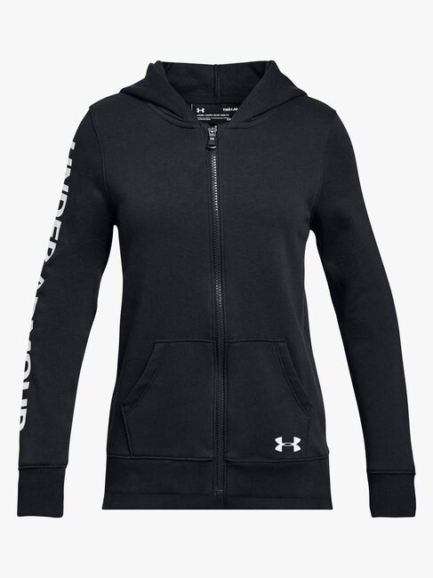 Under Armour Rival Full Zip Hettegenser, Black