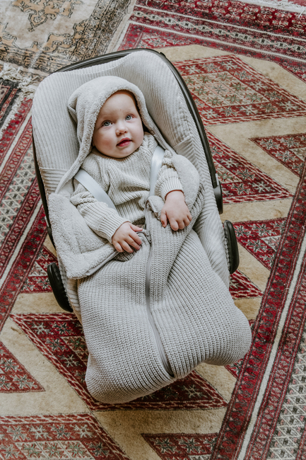 Baby's Only Sense Beskyttelsestrekk til Bilstol, Pebble Grey