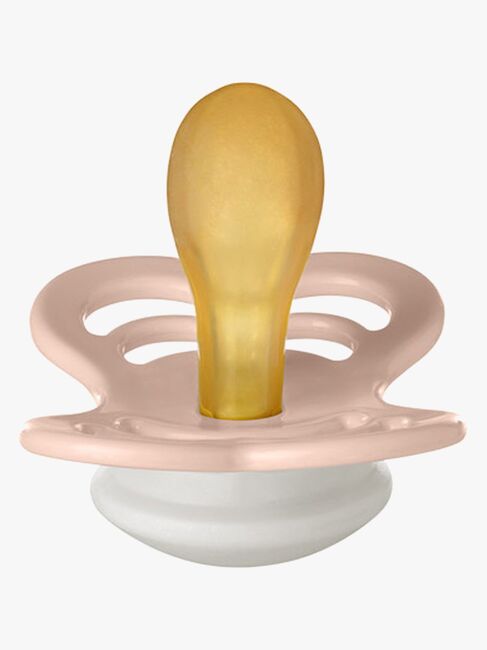 BIBS Supreme Smokk 2-pack Lateks Str 2, Blush Glow/Vanilla Glow