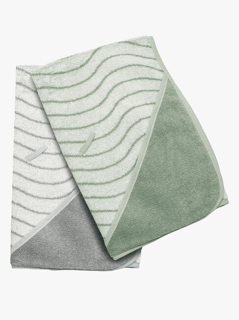 Leander Håndkle med Hette, Woodland Sage Green