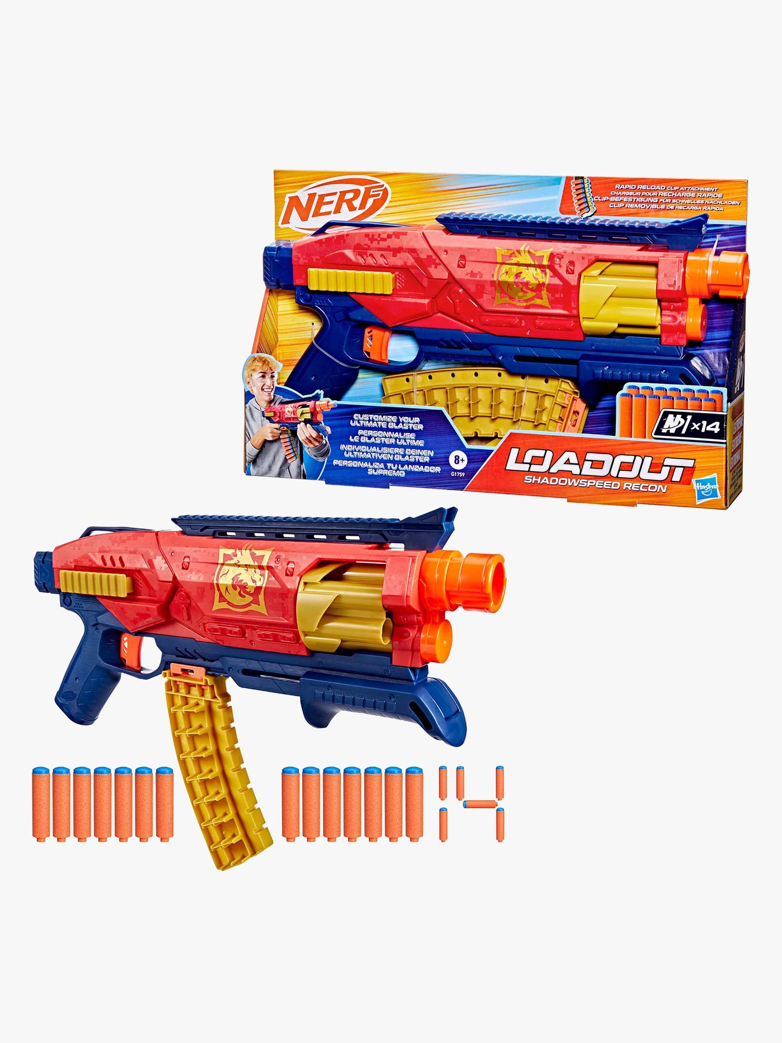 Nerf N Series Blaster Loadout Shadowspeed Recon - Øvrig