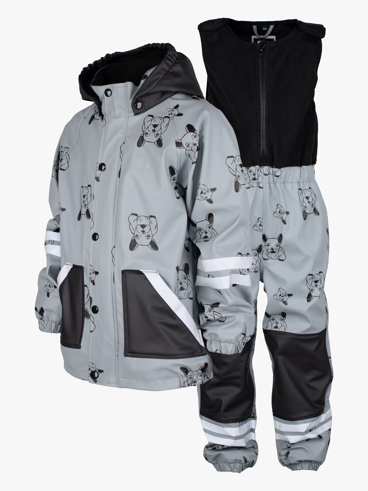 Lindberg Lekhyttan Fôret Regnsett, Grey/Black