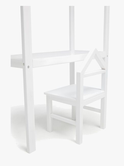 JLY  Hus Skrivebord med Stol, Hvit