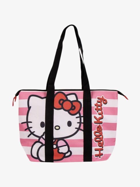 Hello Kitty Strandveske, Rosa/Hvit