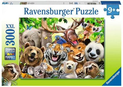Ravensburger Puslespill Exotic Animals Selfie XXL 300 Brikker