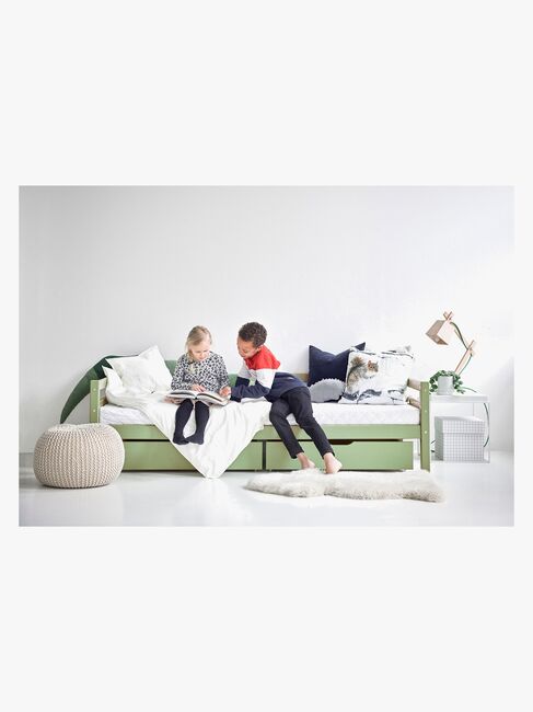 Hoppekids Enkeltseng ECO Dream 90x200 cm, Pale Green