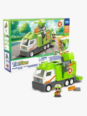 Tile Town Magnetisk Byggesett Søppelbil