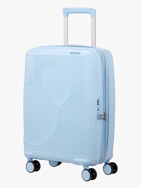 American Tourister Mickey Magic Spinner Koffert 37-44L, Pastel Blue