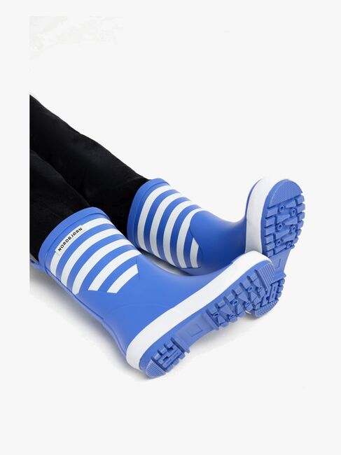 Nordbjørn Dagg Gummistøvler, Blå/Hvit