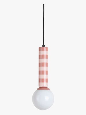 PresentTime Rayado Taklampe, Rose Tan/Soft Pink