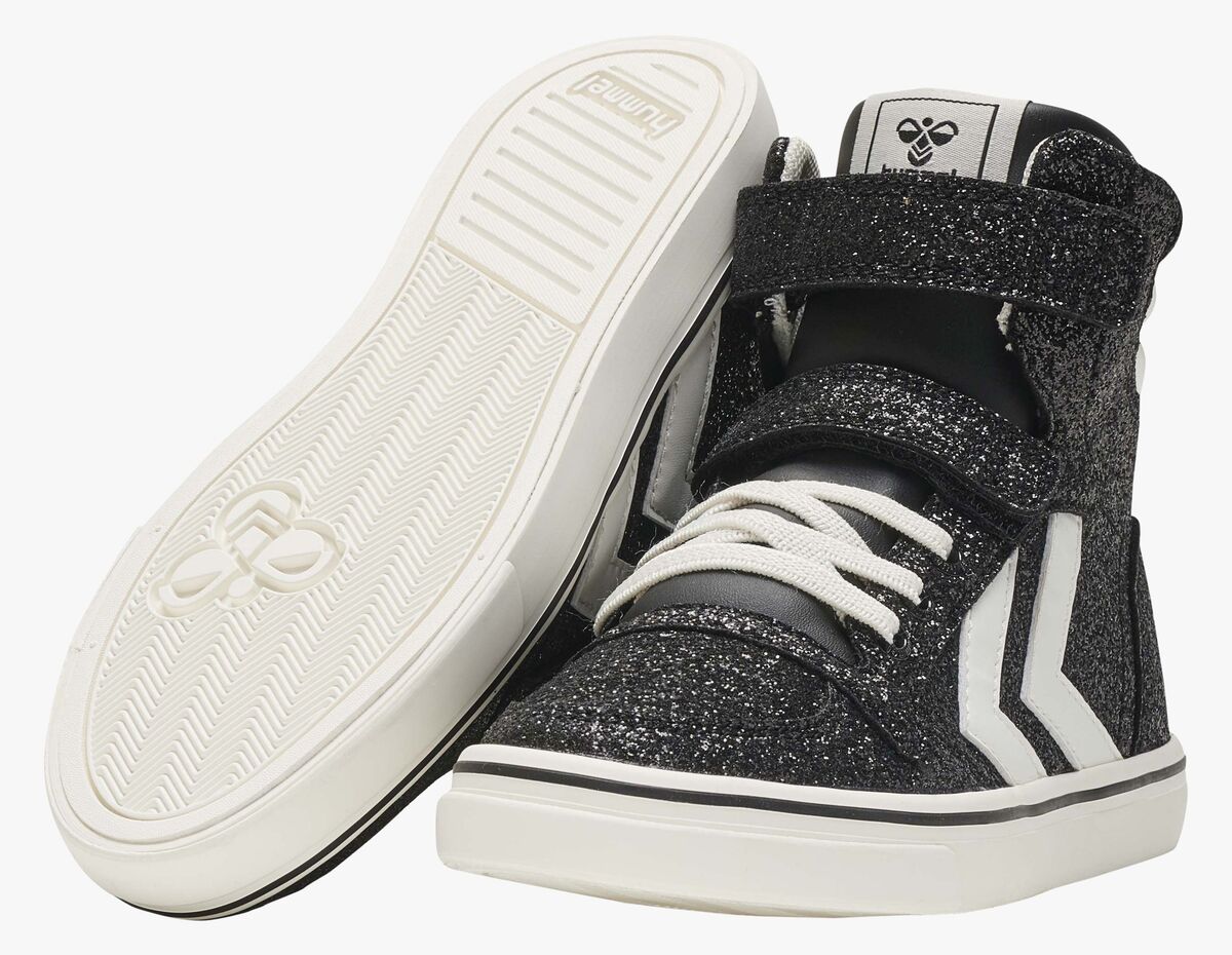 Hummel Sneaker Alta Strada Glitter Jr Hi Argento EU 28