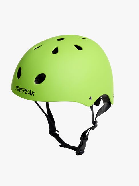 Pinepeak Quake Skateboardhjelm for barn 5-12 år, Grønn