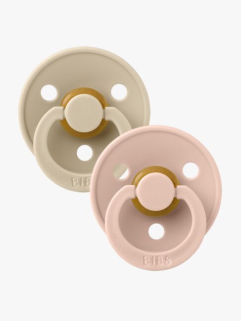 BIBS Smokk Colour 2-pack Lateks Størrelse 1, Vanilla/Blush