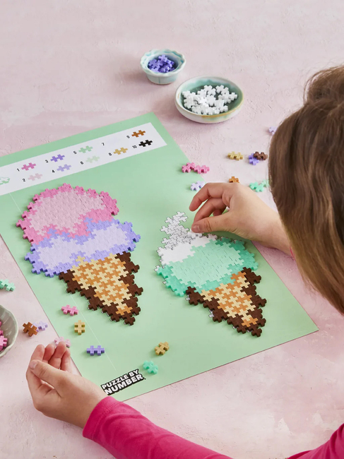 Plus-Plus Puzzle By Number Byggesett Iskjeks 250 Deler