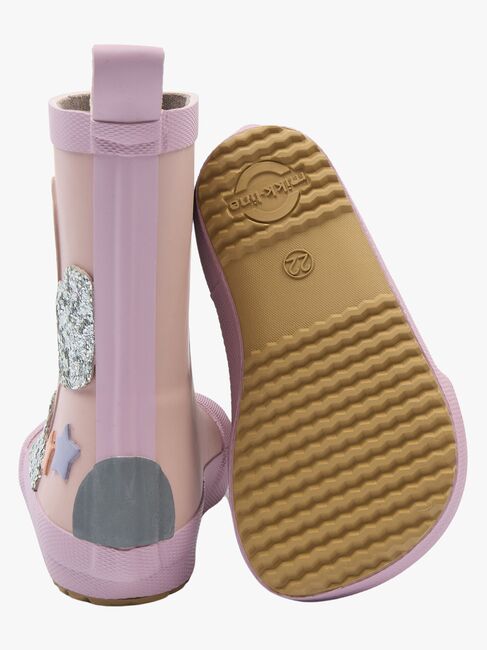 Mikk-Line Barefoot Rainbow Gummistøvler, Adobe Rose
