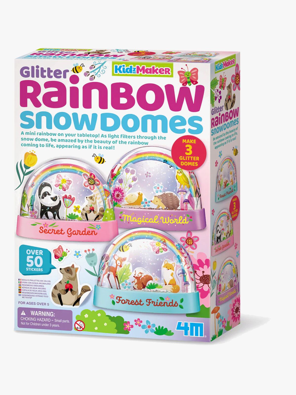 4M KidzMaker DIY-sett Regnbue Snøkule