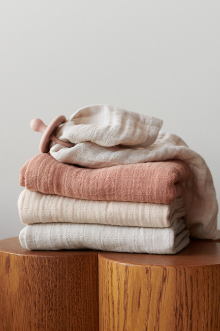 LIEWOOD Lewis Musselinteppe 3-Pack, Tuscany Rose