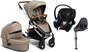Petite Chérie Heritage 2 Duovogn inkl. Cybex Aton M, Taupe/Silver