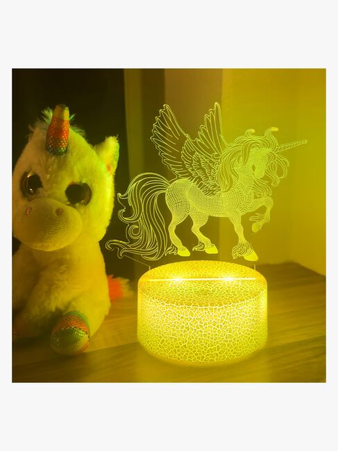 Powerpal 3D-Nattlampe, Enhjørning