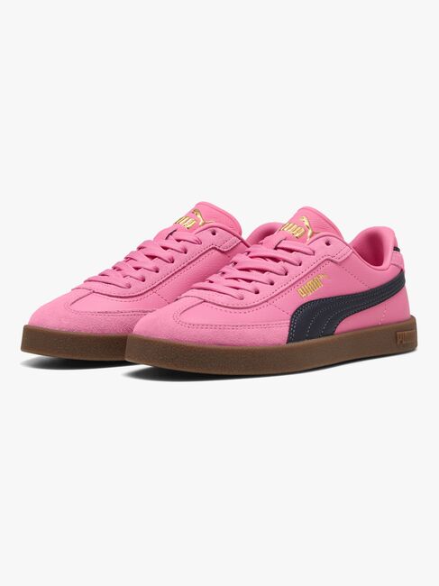 Puma Club II Era Jr Sneakers, Posie Pink/Navy