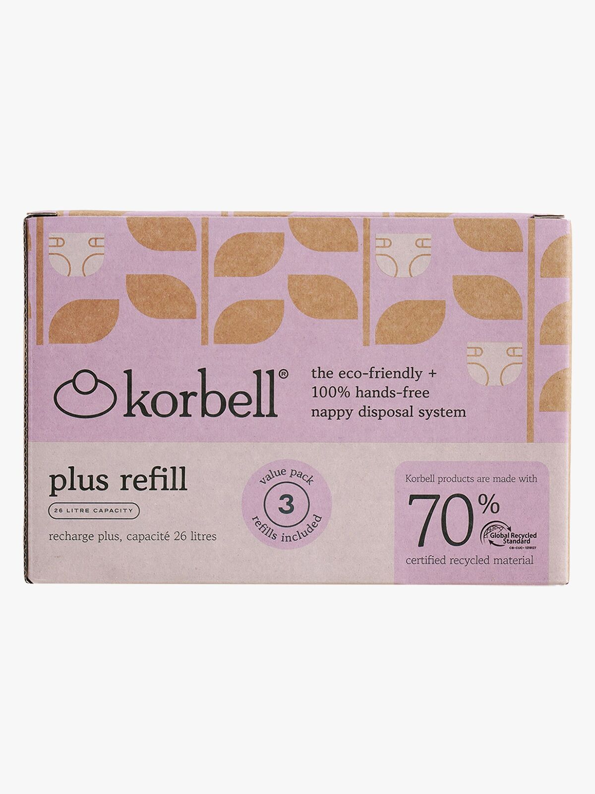 Korbell PLUS Refill 3-Pakk