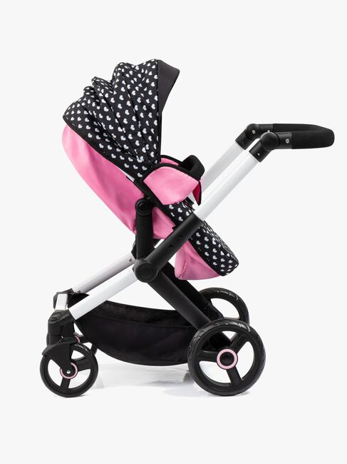 Bayer Design Xeo Dukkevogn, Svart/Rosa