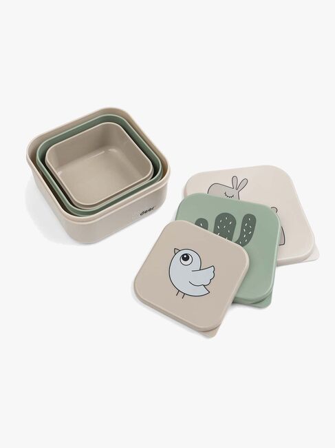 Done By Deer Lalee Matboks 3-pack, Sand Mix