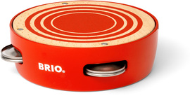 Brio 30263 Tamburine Instrument, Rødt