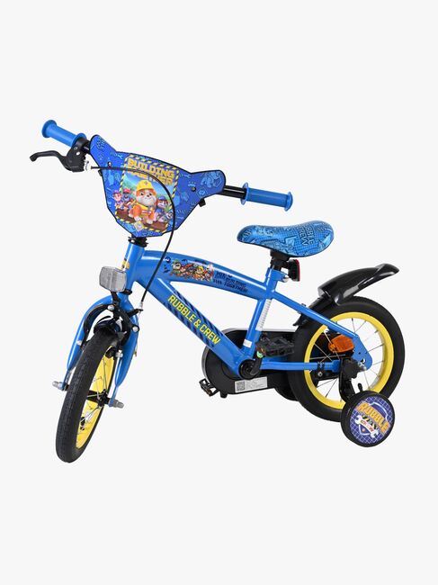 Paw Patrol Rubble & Crew Sykkel 12 Tommer, Blå